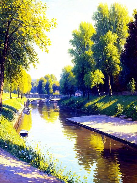 Canal dans le parc par TOAN TRAN