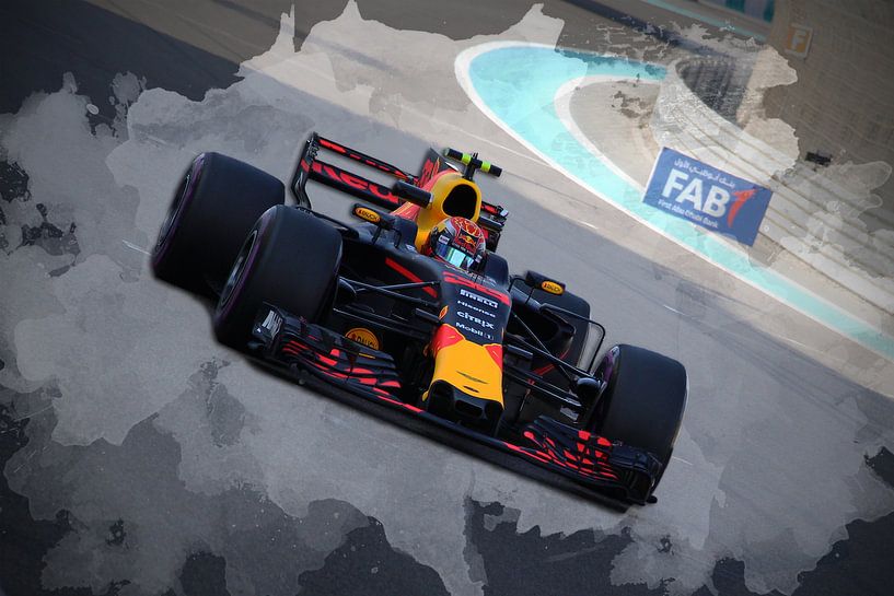 Max Verstappen - Red Bull Racing - F1 Abu Dhabi 2017 par Charrel Jalving
