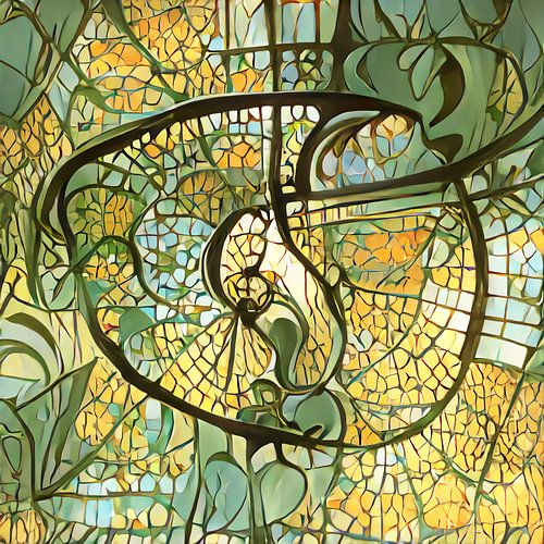 Eindhoven Jugendstil Landkaart