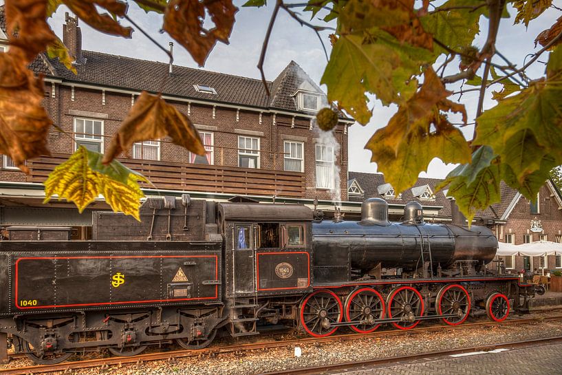 Stoomtrein op Station Simpelveld van John Kreukniet