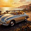 Peinture côtière Porsche Speedster vintage sur Jan Keteleer