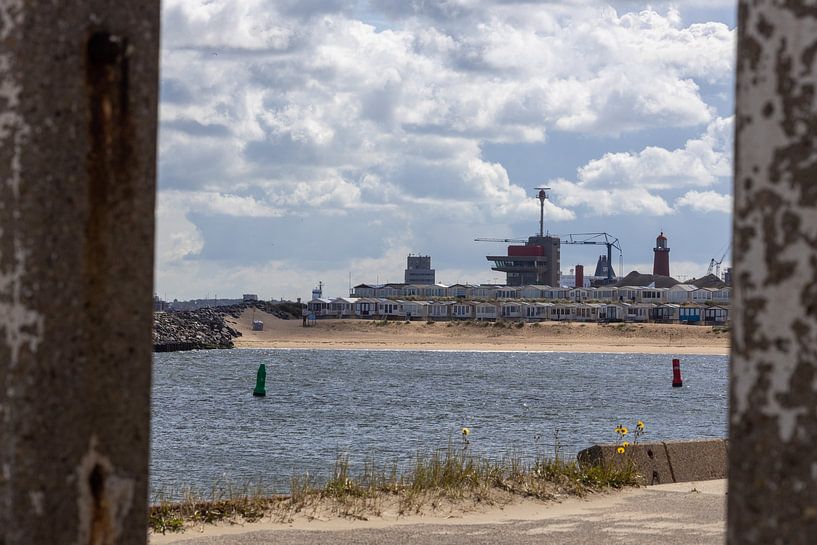 View to the port of Ijmuiden by Michael Ruland