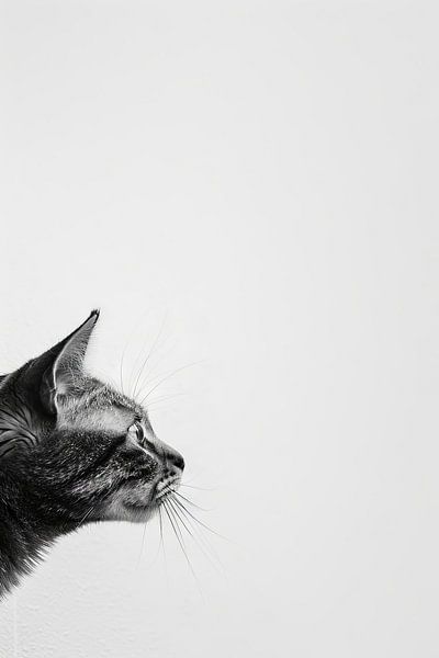Curious cat by Poster Art Shop