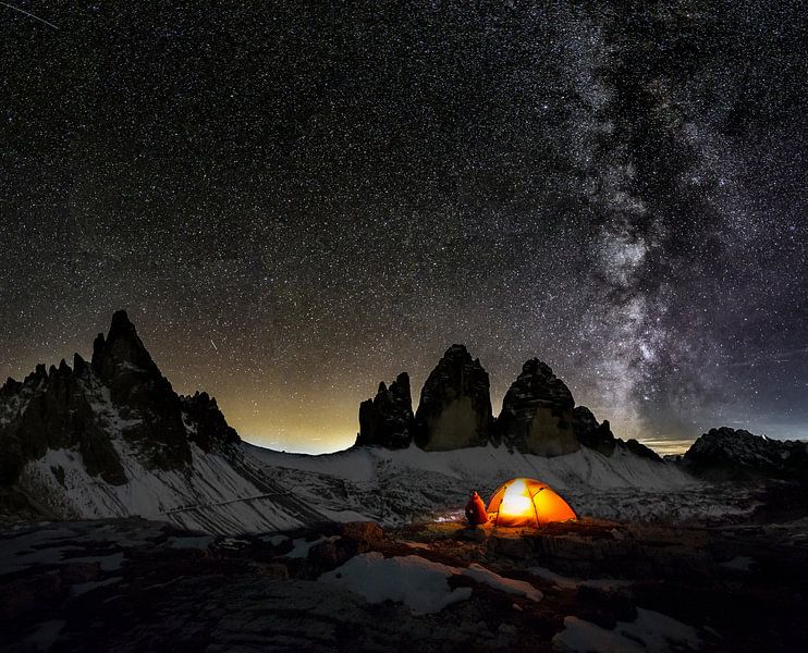Three Peaks in the Dolomites by Dieter Meyrl