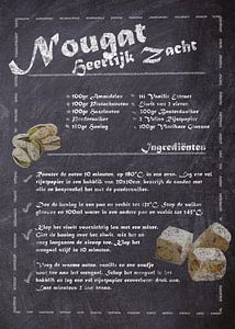 Dessert-Rezept: Nougat