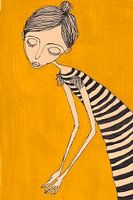 Mildred | Vrouw of dame | Oker geel