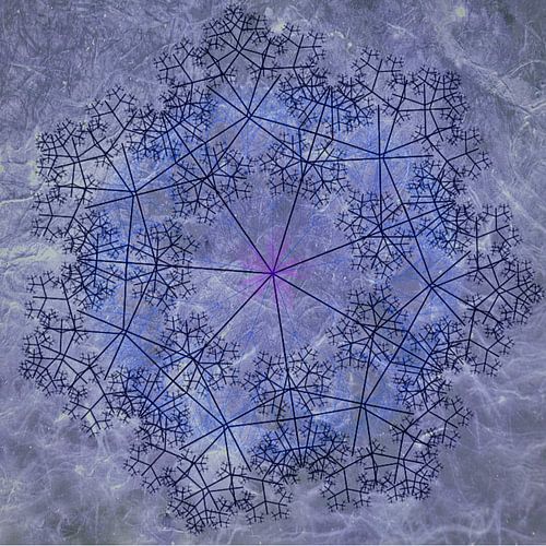 Mandala chic in purple by Rietje Bulthuis