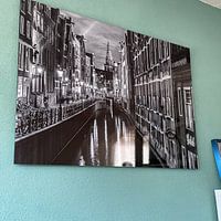 Klantfoto: Amsterdamse Grachten van Mario Calma, op aluminium