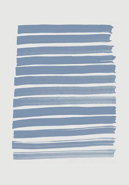 Blaue Striche von Pictufy Studio