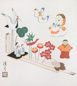 Japanisches Volksspielzeug: Frühling  (Kyōdo gangu shū: haru)