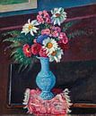 Vase mit Blumen, Piero Marussig von Meisterhafte Meister Miniaturansicht