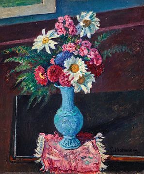 Vase of flowers, Piero Marussig
