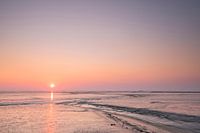 Sonnenaufgang über dem Wattenmeer und der Ems