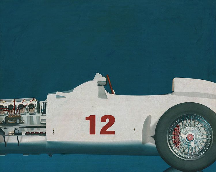 Mercedes W196 Silver Arrow 1954 par Jan Keteleer