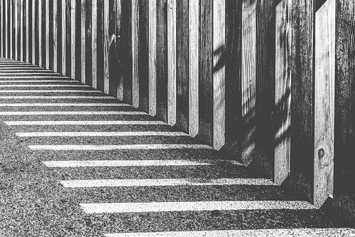 Abstrakte Schatten des Sonnenlichts