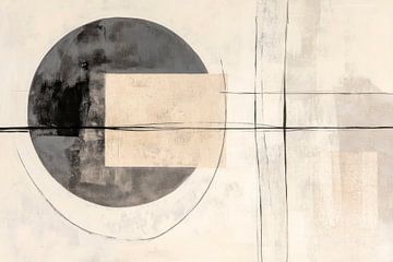 Geometrische harmonie van Poster Art Shop