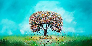 Tree of Life van Gena Theheartofart