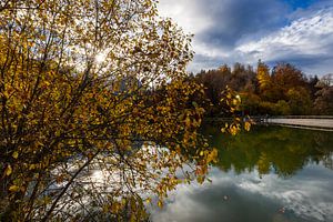 Herbstzauber am Riessersee in Garmisch-Partenkirchen
