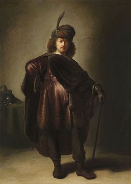 Portret van Rembrandt in Oosterse kleding, Isaac de Jouderville