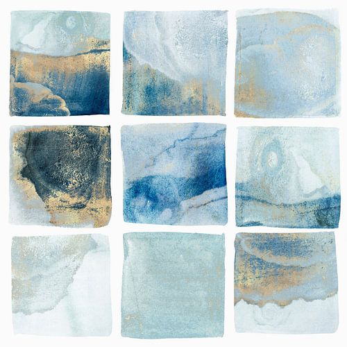 Indigo Squares I, Isabelle Z
