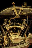 The vintage Martinsyde-Newman motorcycle