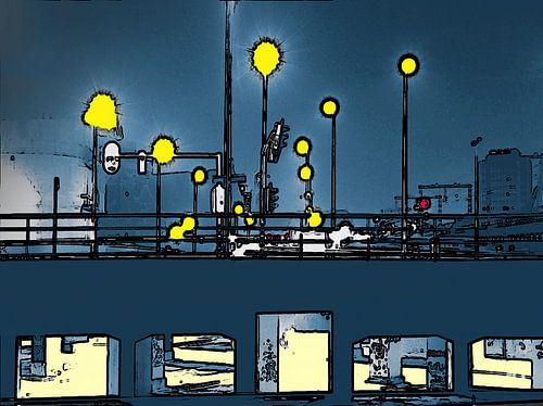 Rotterdam bei Nacht II