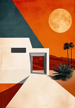 Bauhaus poster kunstdruk van Niklas Maximilian