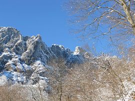 Untersberg - Vue sur les parois rocheuses escarpées du versant est sur Helmut Martin