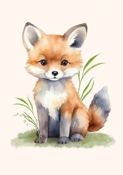 Cute fox nursery by Tiny Treasures