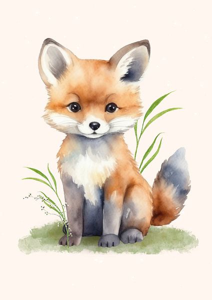 Mignon renard -  chambre d'enfant par Tiny Treasures