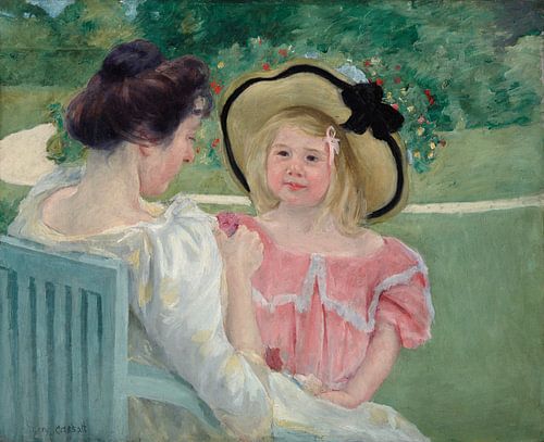 In de tuin, Mary Cassatt