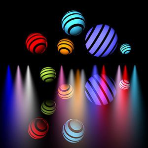 spheres and light