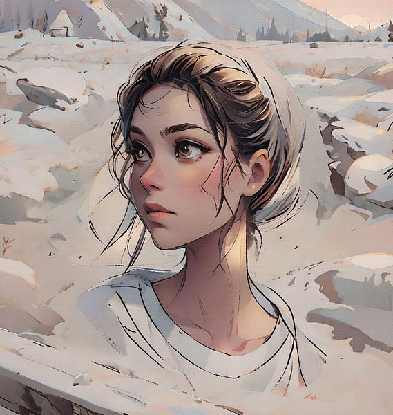 Winter fairy by Emiel de Lange