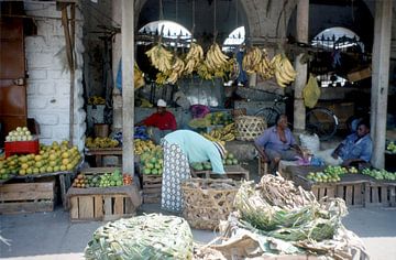 Früchte auf dem Markt Sansibar, Stonetown von Klaartje Jaspers