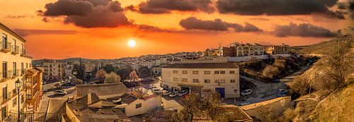 Sunrise in Alhama de Granada, Spain