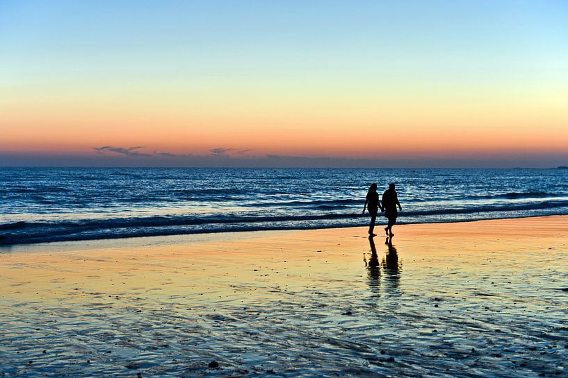 Romantic sunset in Novo Sancti Petri by Silva Wischeropp
