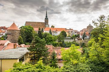 Historische oude stad van Bautzen in Saksen
