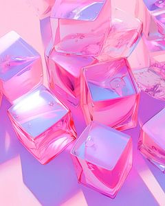 Pink Ice Cubes von Treechild