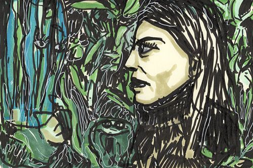 In the dark jungle, plants have eyes