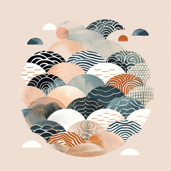 Modern minimalist painting by Modern Collection