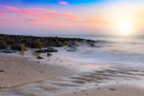 Zonsondergang strand