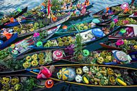 Drijvende markt Banjarmasin