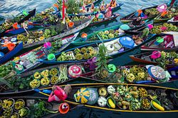 Banjarmasin Schwimmender Markt