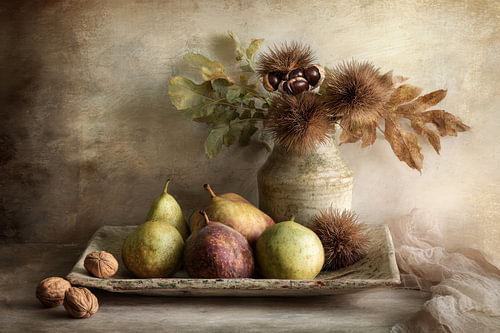 Rural Harvest – A Serene Painting in Green