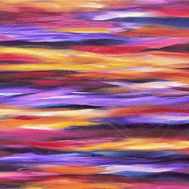 Purple Waves – Vagues colorées sur Maria Meester