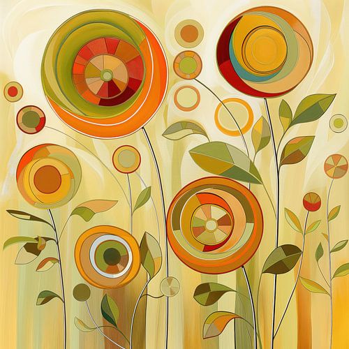 Fleurs abstraites