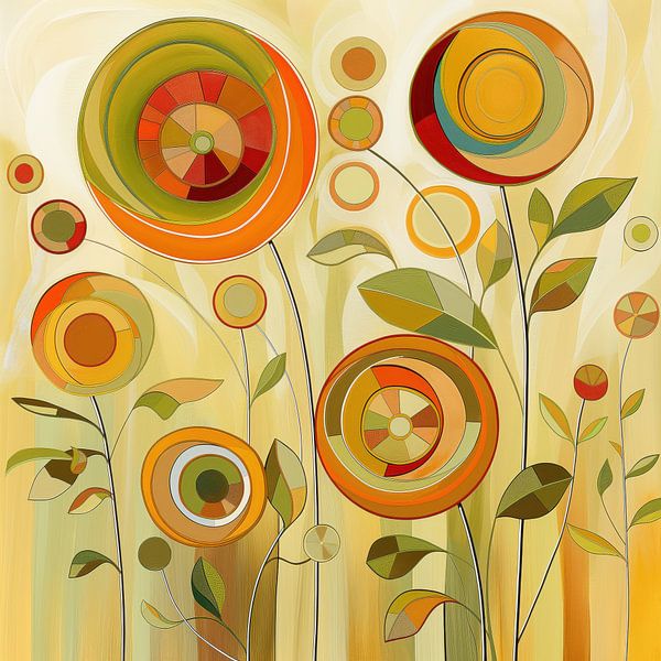 Flowers abstract by Bert Nijholt