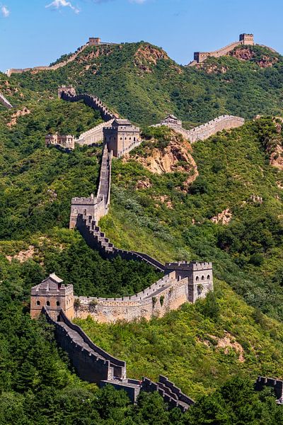 Die Große Mauer bei Jinshanling in China von Roland Brack