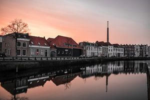 Zonsondergang in Bergen op Zoom