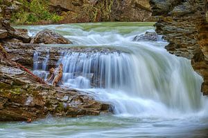 Wasserfall in der Johnston-Schlucht